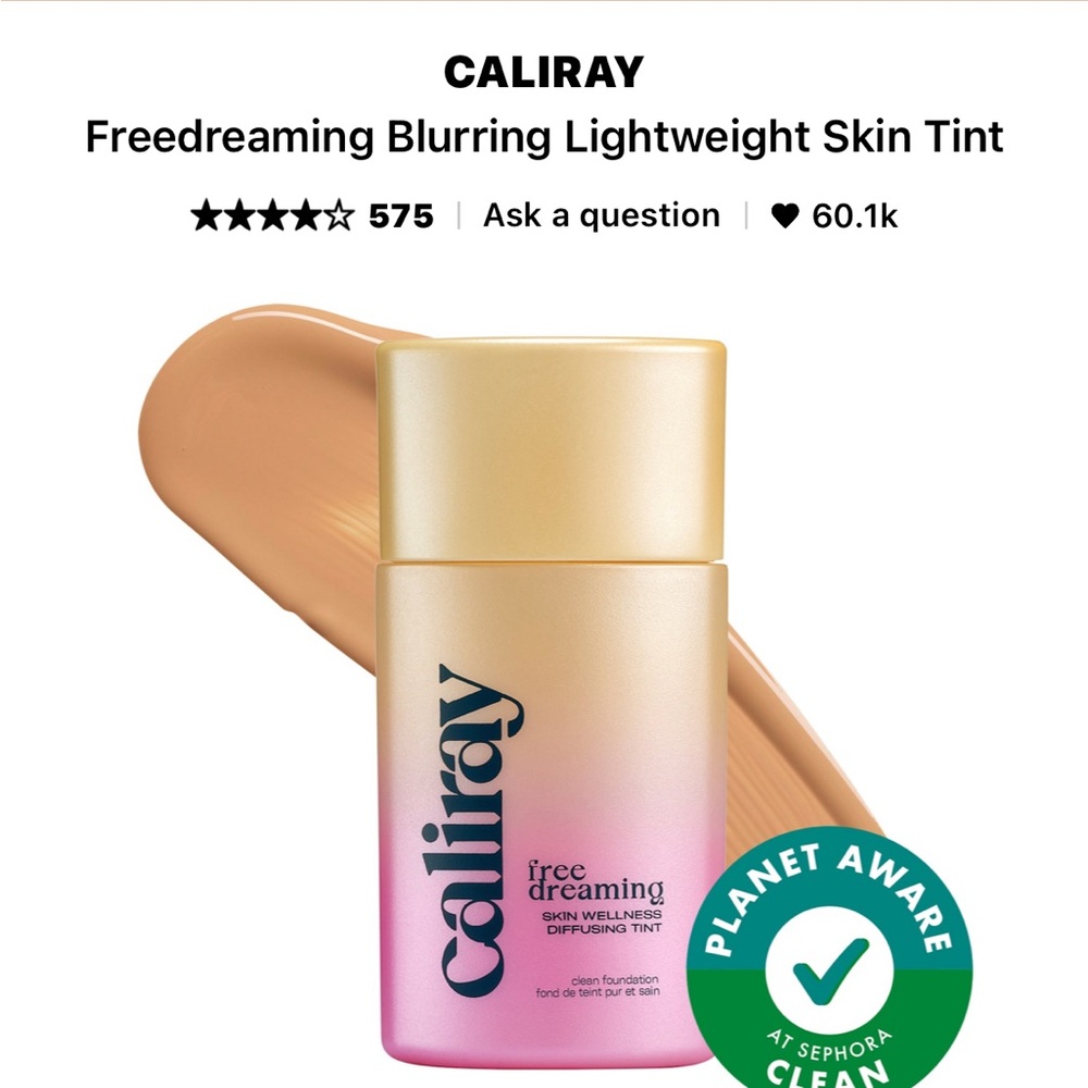Caliray Freedreaming Blurring Lightweight Skin Tint - shade 6